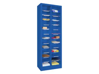 Postsorteerkast Zonder Deuren HxBxD 1950x640x400mm 2x13 Vakken Ral5010 - 1