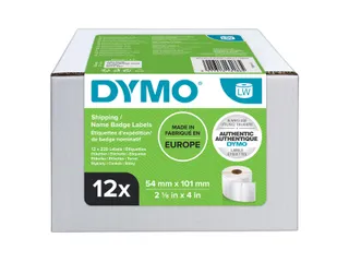Etiket Dymo 13186 Labelprint 54x101mm Eco Voordeelverpakking S0722420 - 12