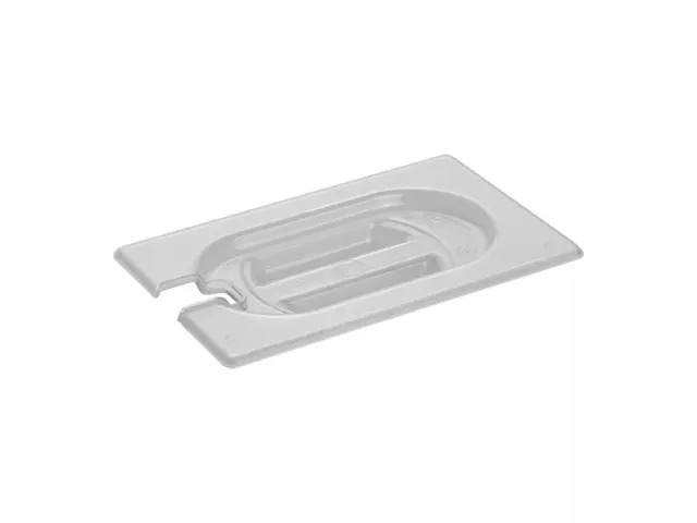 Caterchef Deksel met lepeluitsparing 1/9 GN polycarbonaat Transparant