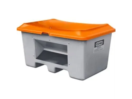 strooigoedbak,200l,HxBxD 690x890x600mm,GVK,grijs,deksel oranje