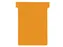 T-planbordkaarten index 3, ft 120 x 92 mm, oranje