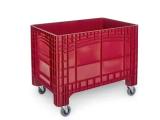 container met grote capaciteit,HxLxB 950x1200x800mm,535l,PE,rood - 2