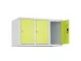 armoire superposable,p. Armoire vestiaire,3compart.