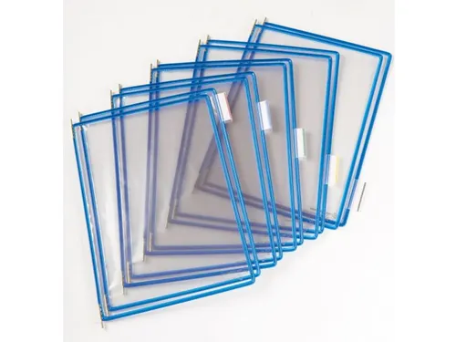 Zichtpaneel Tarifold A4 verticaal 230x343mm Blauw 10 stuks