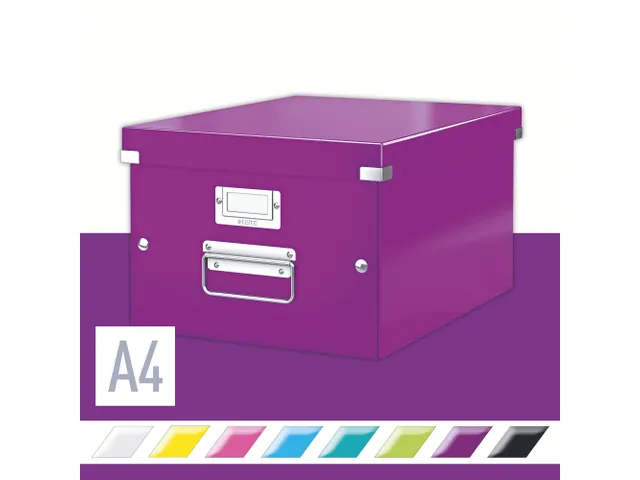 Boîte de rangement Leitz Click & Store 281x200x370mm Violet
