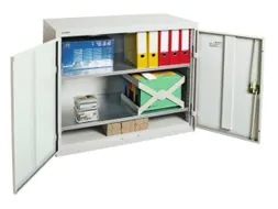 Kast Met Openslaande Deuren 900x1000x500mm 2legborden Staal