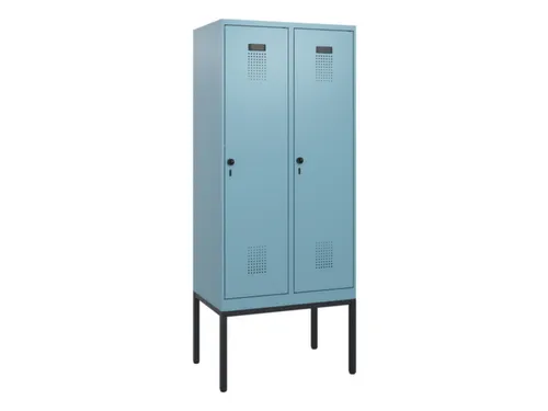 schoollocker,HxBxD 1950x800x500mm,2vak,vak B 400mm,draaigrendel
