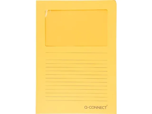 L-Map Met Venster A4 120 Grams 100 stuks Oranje