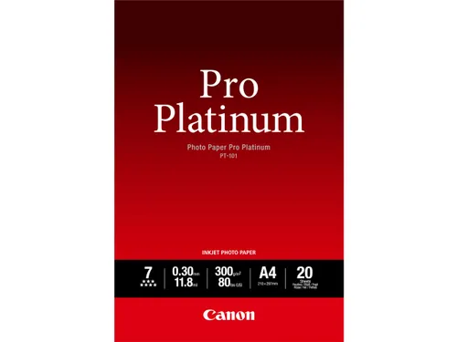 Canon 2768B016 pak fotopapier Zwart Hoogglans Pt-101 A4 20 Vel