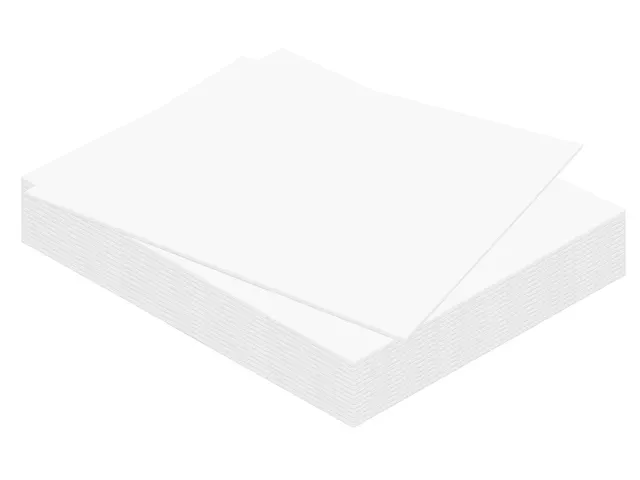Panneau Mousse Kangaro 50x70cm 3mm Double face Blanc 15 pièces
