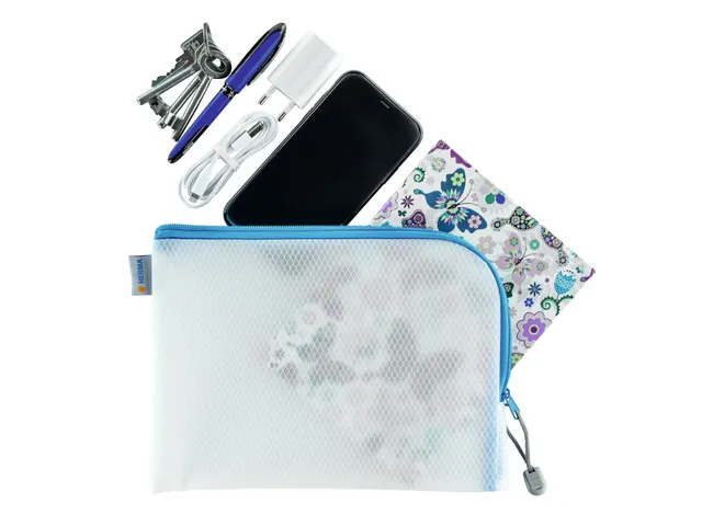 Pochette universelle A5 26x20cm bleu