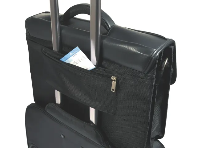 Aktetas met laptop compartiment 15 inch Zwart Polyester