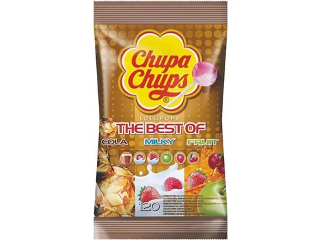 Chupa Chups Lollies The Best Of Assorti Pak 120 stuks