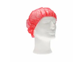 PP non woven haarnet rood 58cm bouffant cap maat XL 1000 stuks - 3