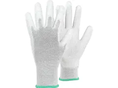 Tegera 802 ESD handschoenen, grijs/wit, maat 8, per 12 paar