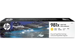 HP 981X Inktcartridge L0R11A Geel High Capacity Origineel