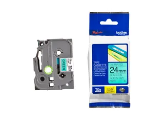 Labeltape Brother P-touch TZe-751 standaard 24mm zwart op groen - 3