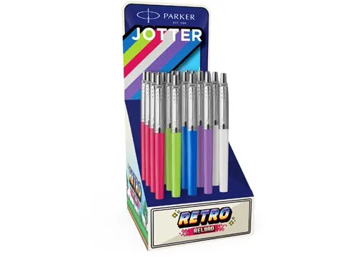 Jotter Originals 90'S Display 20 Stuks Blauwe Inkt, Pun