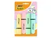 Surligneur BIC pastel assorti blister 4 pièces