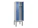 locker voor scheiding van kleding,HxBxD 2120x600x500mm,2vak