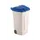 Verrijdbare vuilcontainer 100 liter HxLxB 850x530x510mm beige