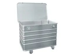 Bakwagens Aluminium Deksel 200kg Hxlxb 770x990x580mm 322l