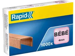 nietjes Bébé, verkoperd, doos van 1000 nietjes