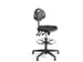 siège d'atelier pivotant,siège standard noir,PU,assise H 570-830mm