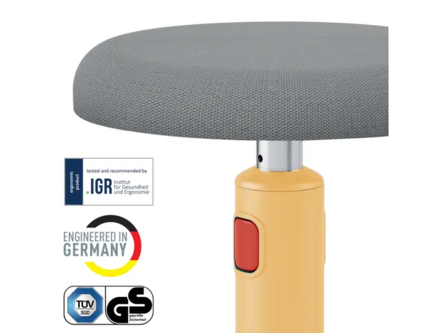 tabouret assis-debout,assise H 460-790mm,assise mousse
