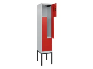 Z-garderobekast,HxBxD 2120x400x500mm,vak B 200/400mm,cil.-slot - 2