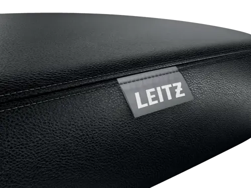 Zitkruk Leitz Ergo met wieltjes en comfortzitting 600x460x600mm zwart