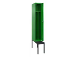 locker met bank,voor scheiding van kleding,HxBxD 2120x300x815mm,1vak