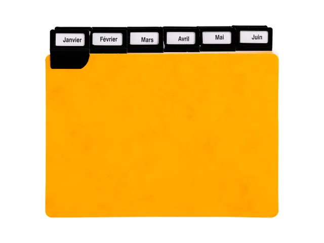 Tabblad a-z Glanskarton 6/10 105x148mm 24 stuks