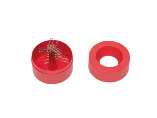 Papercliphouder MAULpro magnetisch recycled Ø73x60mm rood - 4