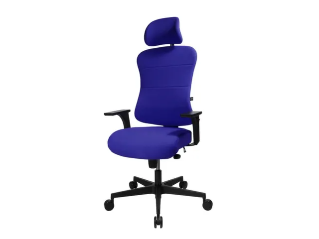 chaise de bureau pivotante,Mécan. synchrone,a. accoudoirs,appui-tête