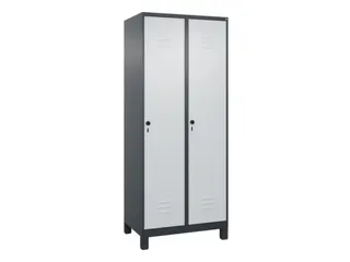 locker,HxBxD 1950x800x500mm,2vak,vak B 400mm,draaigrendel,voeten - 1