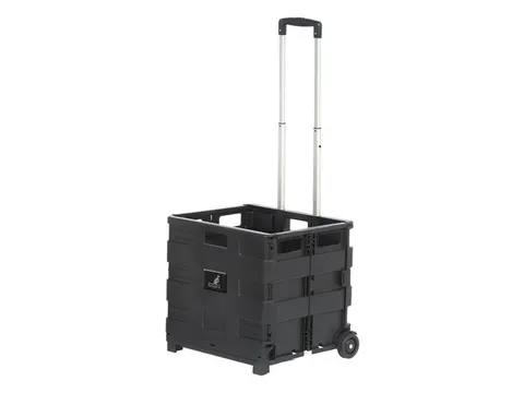 Verrijdbaar krat Kangaro 42x38 x40.5cm capaciteit 35kg zwart