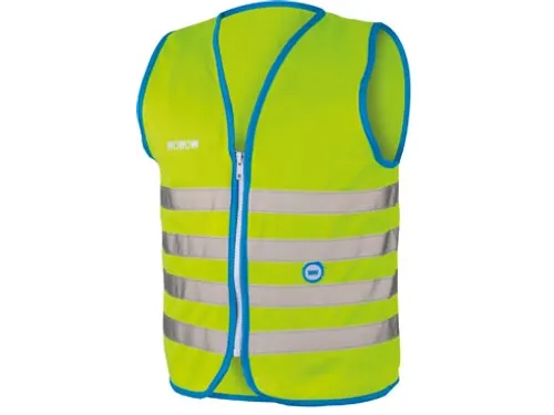 Fun Jacket Reflecterend Fluohesje Kind Groen Large
