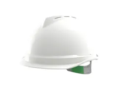 MSA V-Gard 520 veiligheidshelm met Push-Key binnenwerk Wit