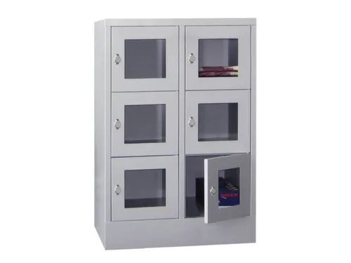 Vakkenkast Vensterdeuren 1187x830x500mm 6 Vakken 400mm Klinksluiting