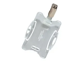 Veiligheidspashouder Durable 8118 open met clip 54x85mm - 2