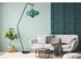 Lanterne Nextime Lumi 60 cm tissu turquoise