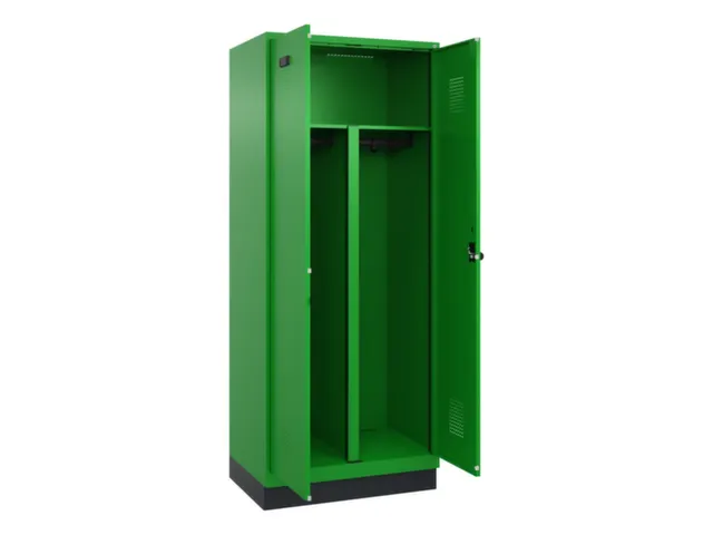 PBM-locker,HxBxD 1950x800x500mm,2vak,vak B 400mm,draaigrendel