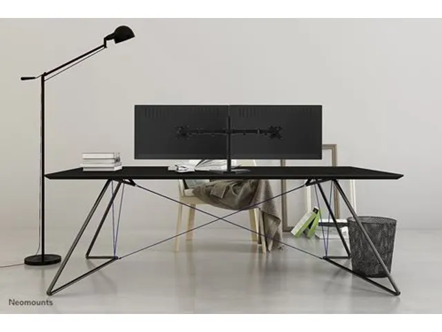 Monitorstandaard FPMAD550DD 2 schermen tot 32 inch met voet Zwart