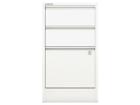 hangmappenkast HxBxD 672x413x400mm 2laden 1hangmappenframe wit