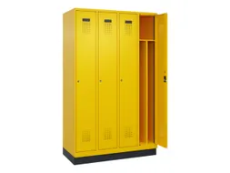 locker voor scheiding van kleding,HxBxD 1950x1200x500mm,4vak