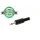 Mannelijke 2.5mm Mono Jack - Plastic Zwart