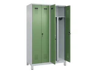 PBM-locker,HxBxD 1950x1200x500mm,4vak,vak B 300mm,draaigrendel - 1