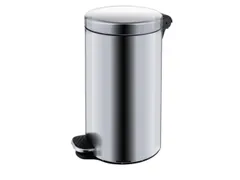 RVS pedaalemmer,20l,HxØ 440x300mm,binnenbak kunststof,romp mat