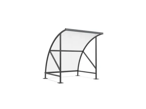 overdekte fietsenstalling,HxBxD 2290x2090x2180mm,dak polycarbonaat